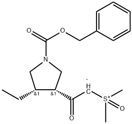 [2-[(3R,4S)-4-乙基-1-[(苯基甲氧基)羰基]-3-吡咯烷基]-2-氧代乙基]二甲基-亞砜內(nèi)鹽