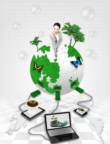 科技环保商业广告psd素材 - 爱图网设计图片素材下载